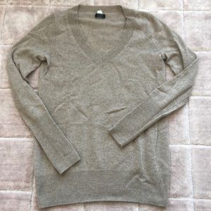 Jcrew cashmere vneck sweater